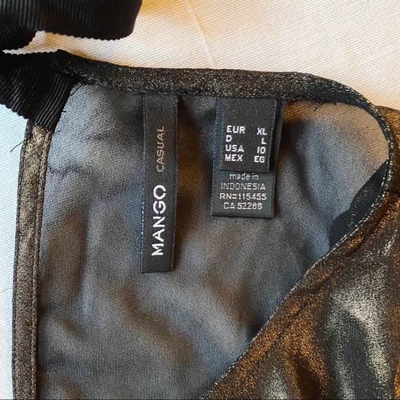 Sheer Gold Mango Top - Picture 8 of 10